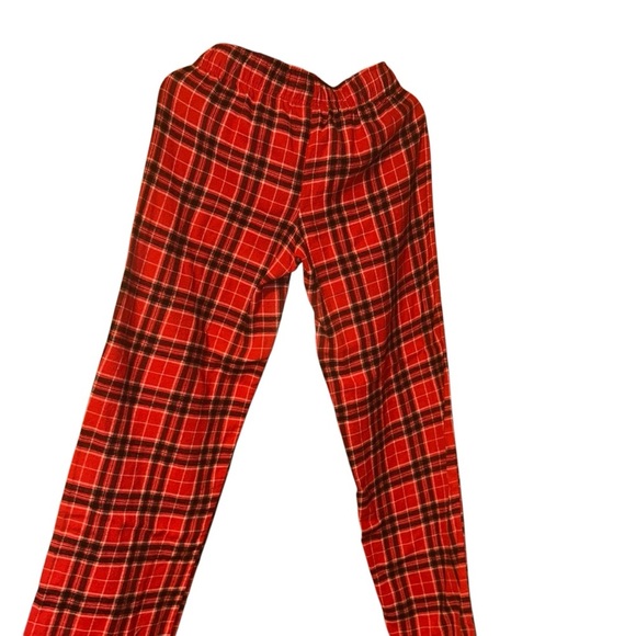 Ladies Georgia Bulldogs red flannel plaid pajama lounge pants size Small - Picture 2 of 4